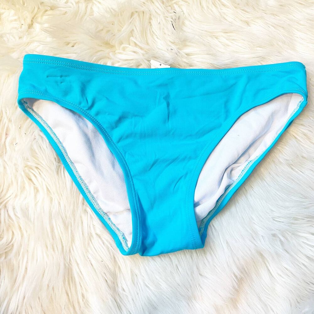 5/$25 Ralph Lauren Teal Blue Bikini Bottom Size 4